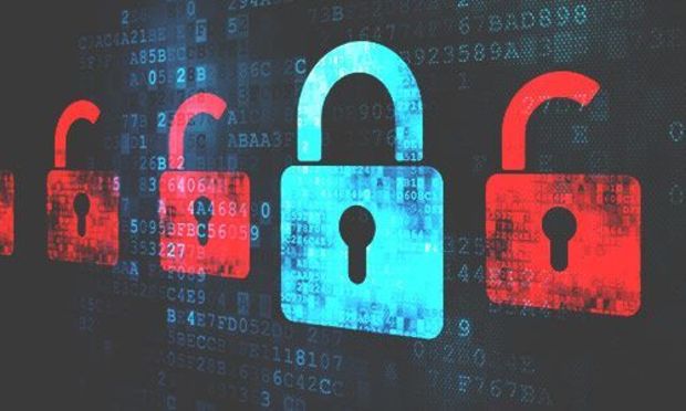 Digital image of padlocks on top of matrix code. Discover the Lincoln Escape Rooms stag party experience: