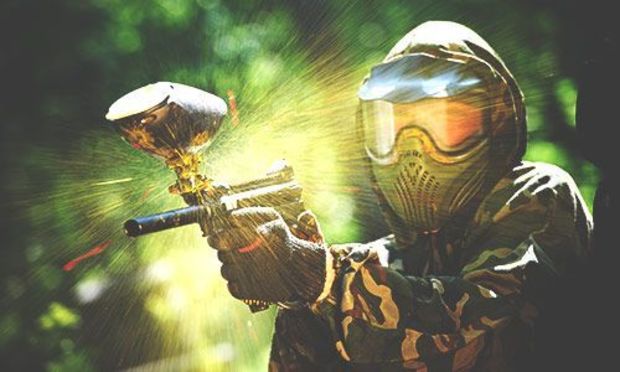 Paintballing and lunch