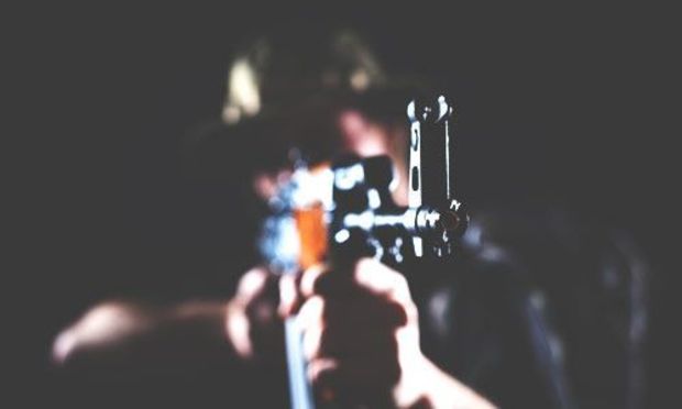 Kalashnikov Shooting - Man holding gun 