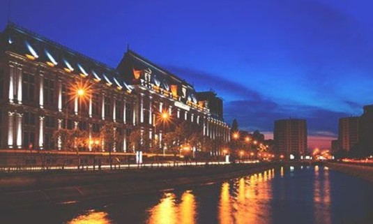 Bucharest river view 