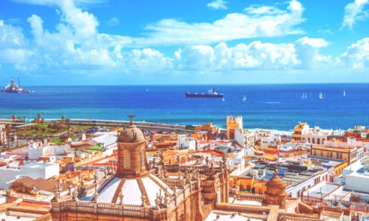 Sunny day looking out over Old Town to the ocean. Explore Gran Canaria Stag Party ideas below: