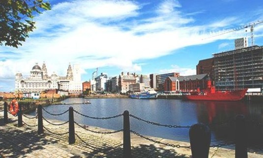 Sunny day looking over the Albert Docks. Explore Liverpool Stag Party ideas below: