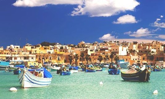 Looking across the crystalline waters of the Med towards Malta City. Discover Malta Stag Party ideas below: