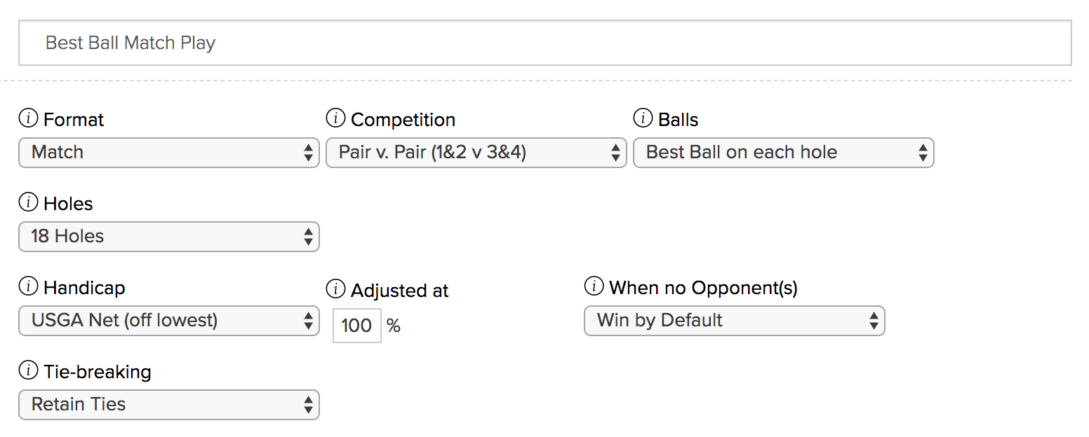 Popular Tournament Formats on Golf Trips
