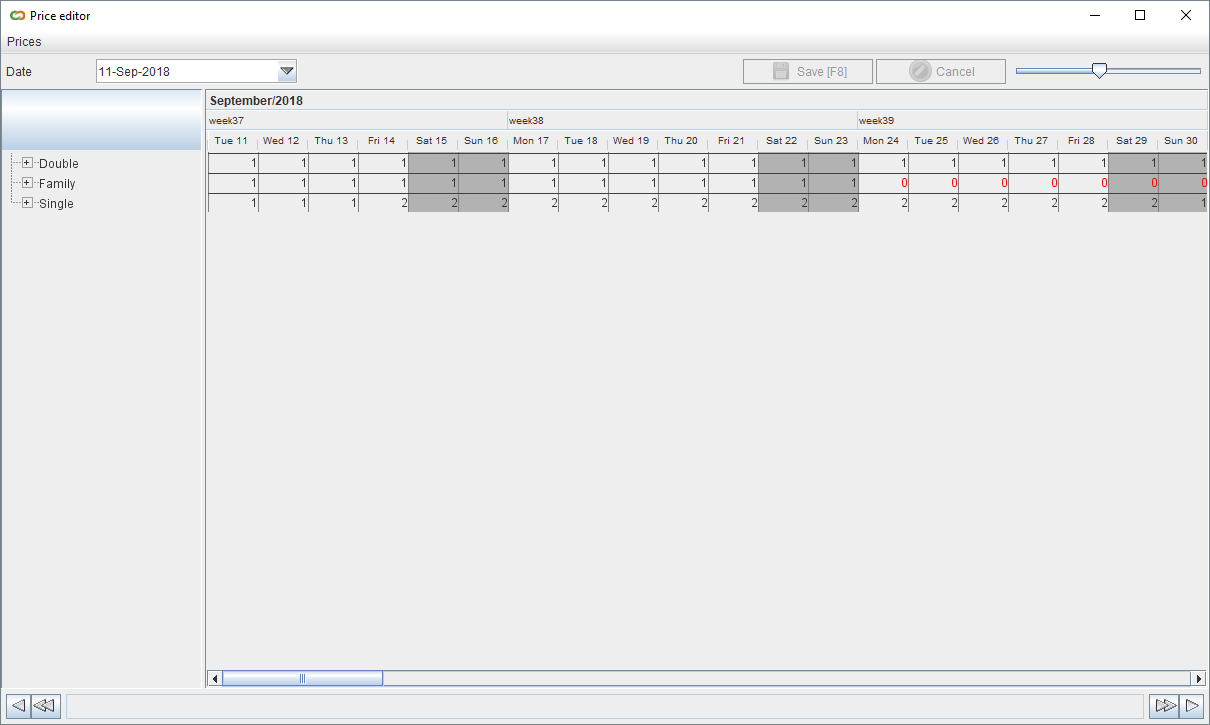 visbook as price editor get started making a price list