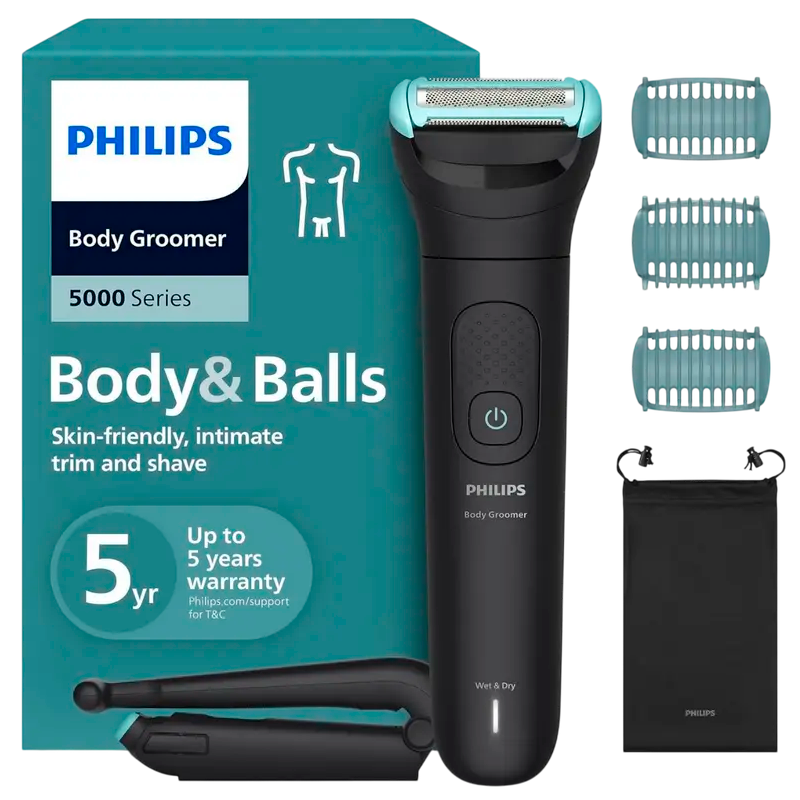 Trimmer pentru bărbați Philips BG5480/15 Negru