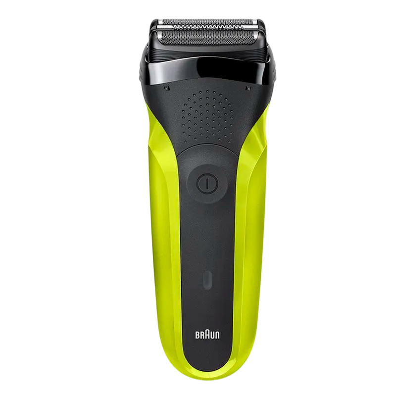 Электробритва мужская Braun 300BT Чёрный | Зелёный