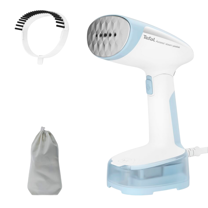 Aparat de călcat vertical cu aburi Tefal DT3041E1 Alb | Albastru deschis