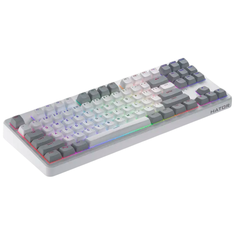 Tastatură HATOR Rockfall 3 TKL Mecanic Alb