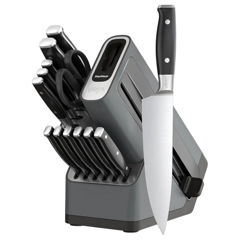 Set de Cuțite Ninja K32014EUU StaySharp Negru