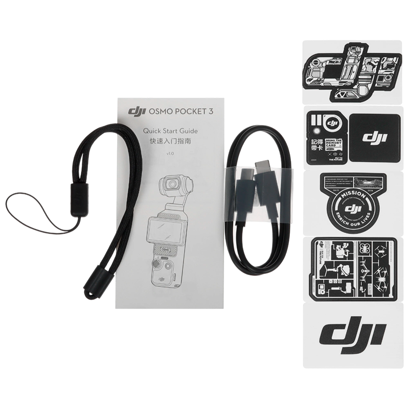 Cameră Video Sport DJI Osmo Pocket 3 Negru