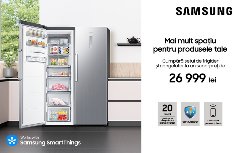 Cumpără setul de Frigider și Congelator la un superpreț