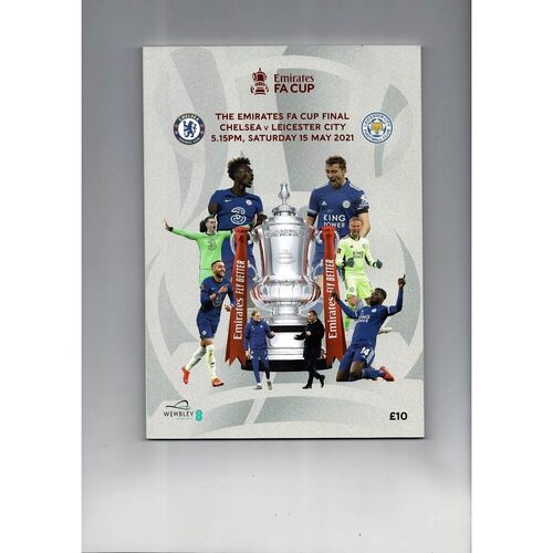 2021 Chelsea v Leicester City FA Cup Final Football Programme