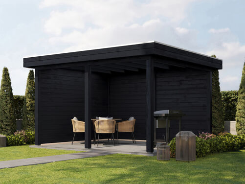 3.88mtr x 3.5mtr 28mm walled Gazebo