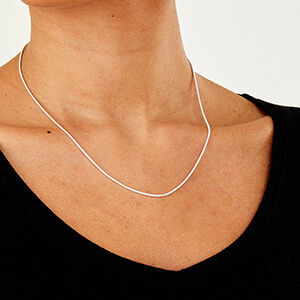 Sterling silver 1.2mm snake chain