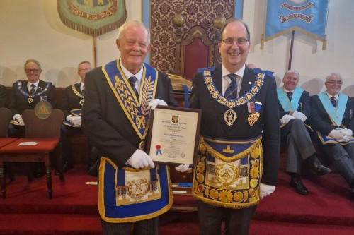W. Bro. Kevin Hicks (PAGDC & PPGM of Mark Masons) and his remarkable 50 years in Freemasonry.