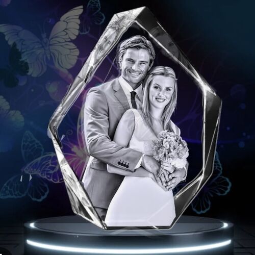 The Beautiful 3D Jura 14x10x6cm Pure Crystal Iceberg