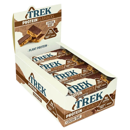 TREK Protein Flapjacks Cocoa Oat 16 x 50g
