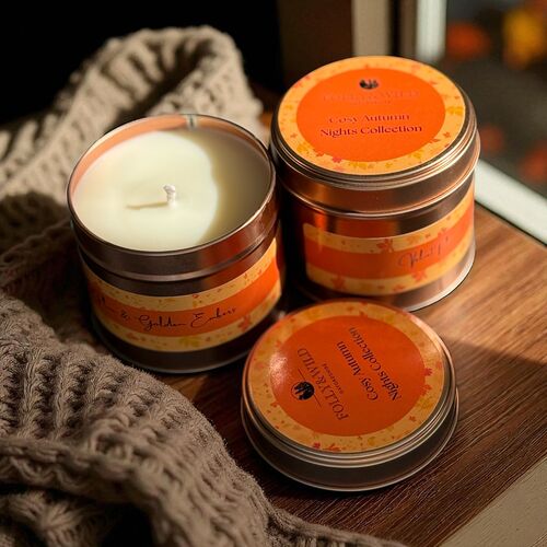 Cosy Autumn Night Tinned Candle