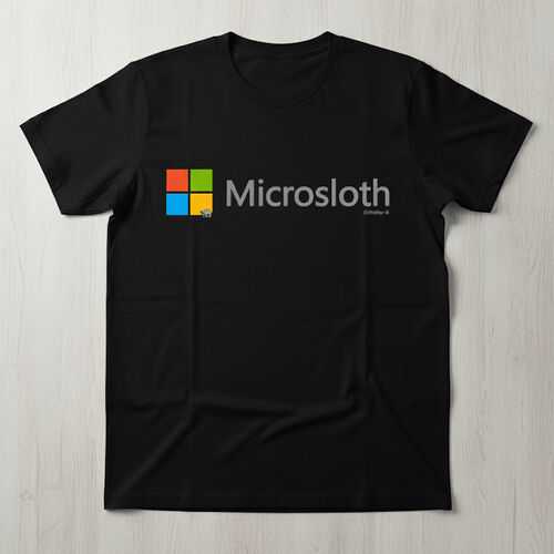 'Microsloth' Adults T-Shirt