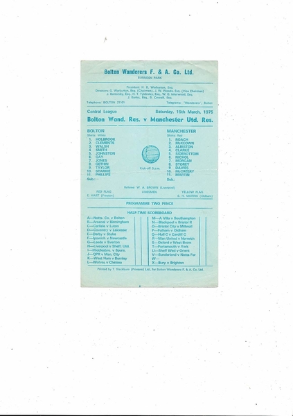 Latest Football Programmes being listed today