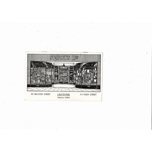 1963 England v Eire Schools International Football Programme @ Leicester City