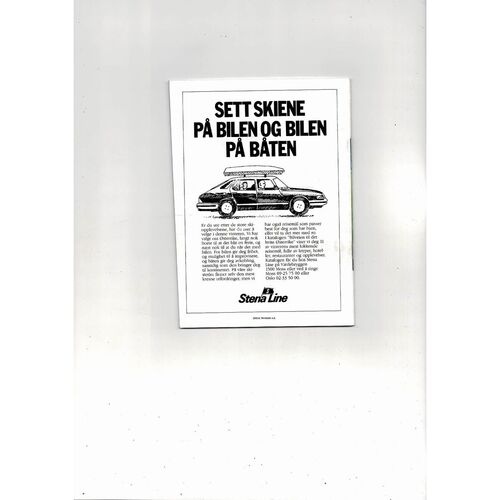 Moss FK v Real Madrid European Cup Football Programme 1988/89