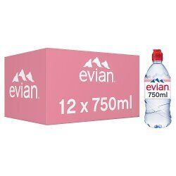 Evian Still Natural Mineral Water 750ml