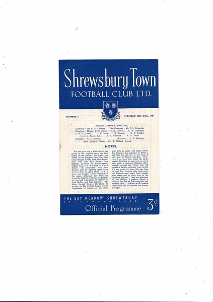 More Football Programmes being listed today