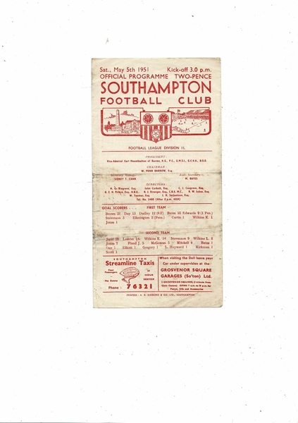 Latest Football Programmes to be Listed today