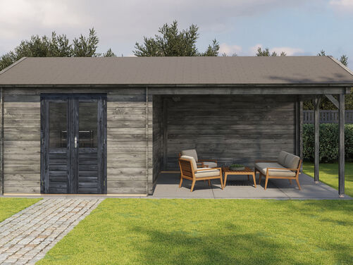 300cm x 400cm + 400cm Veranda