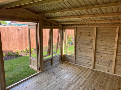 #SHA083 14x10 Apex Summer House