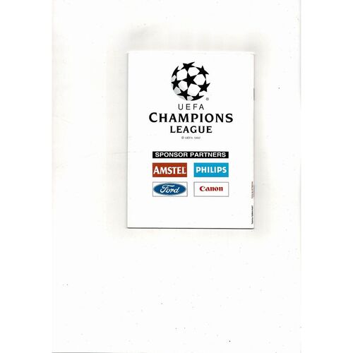 Steaua Bucharest v Hadjuk Split UEFA Champions League Football Programme 1994/95