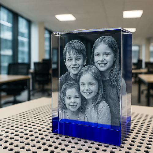 The Rio Super 3D Deluxe XX Large Ocean Blue Crystal Block