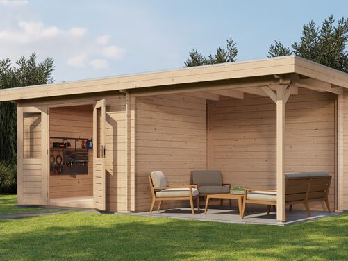 300cm x 250cm + 300cm Veranda