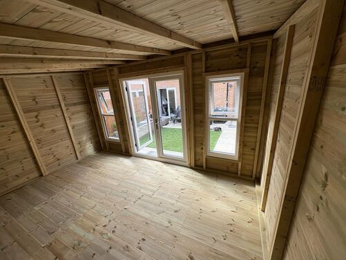 #PVC099 14x10 Pent Summer House