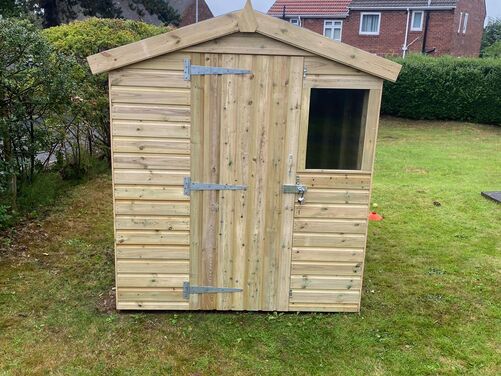 #A073 8x6 Apex Shed