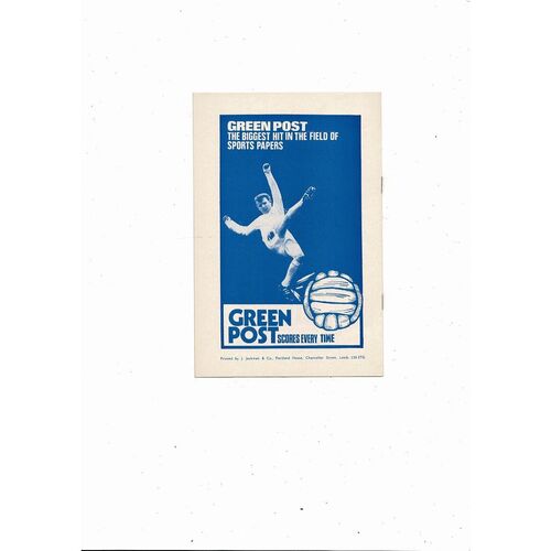 Leeds & Carnegie College v Whitkirk Wanderers Leeds Snr Cup Final 1970 @ Leeds