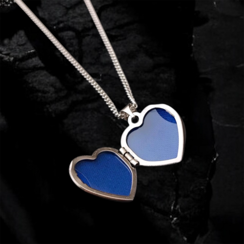 Sterling silver love heart locket