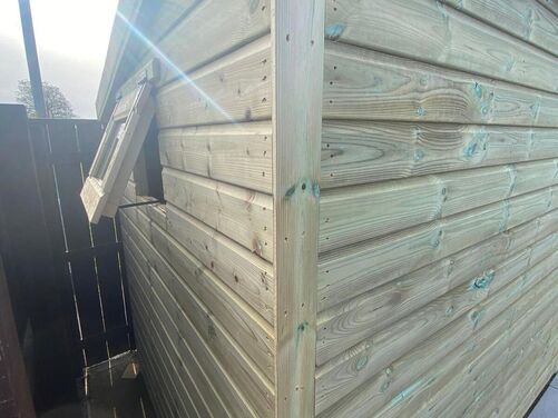 #P079 8x6 Pent Shed
