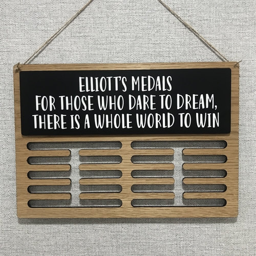 Customised Running Medal Hanger | Custom Medal Display Rack | Sports Medal Hanger | Medal Hanger For Any Sport