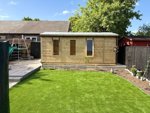 #PVC094 18x10 Apex Summer House