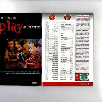 Manchester United v Boavista Champions League Football Programme 2001/02