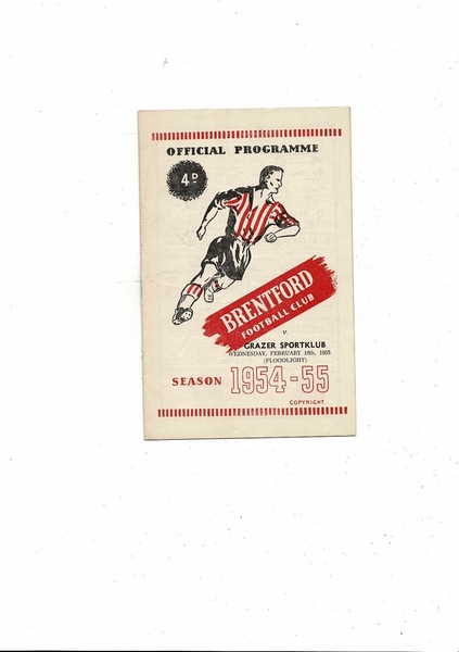 Latest Football Programmes Listed today