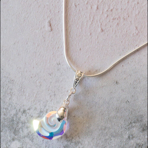 Ammonite Crystal Necklace