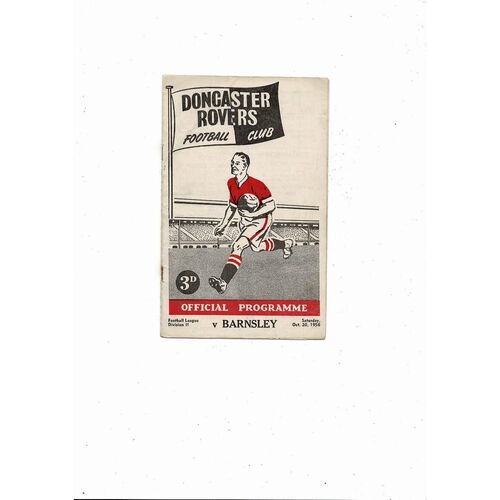 1956/57 Doncaster Rovers v Barnsley Football Programme