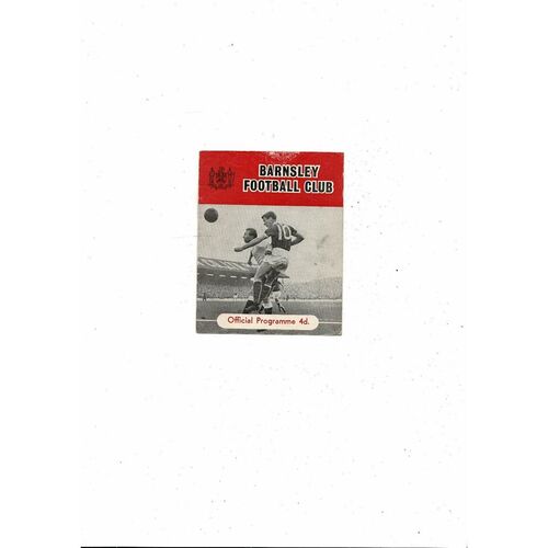 1961/62 Barnsley v Queens Park Rangers Football Programme