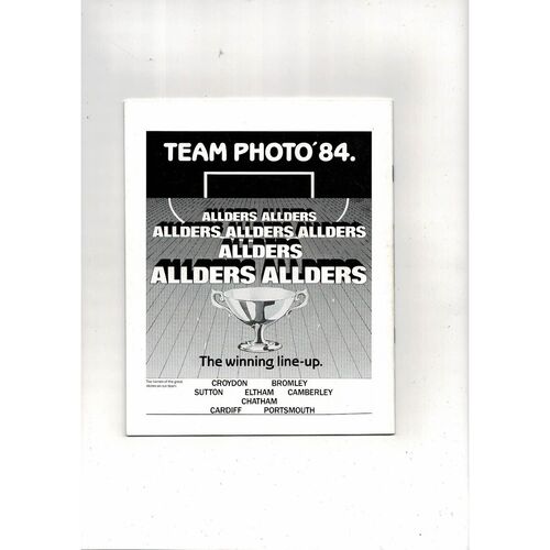 1984 London Five a side Football Programme
