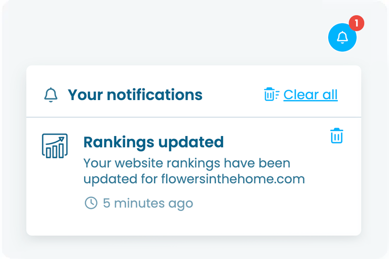 Update notifications screenshot