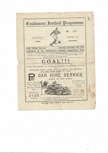 More Football Programmes listed today